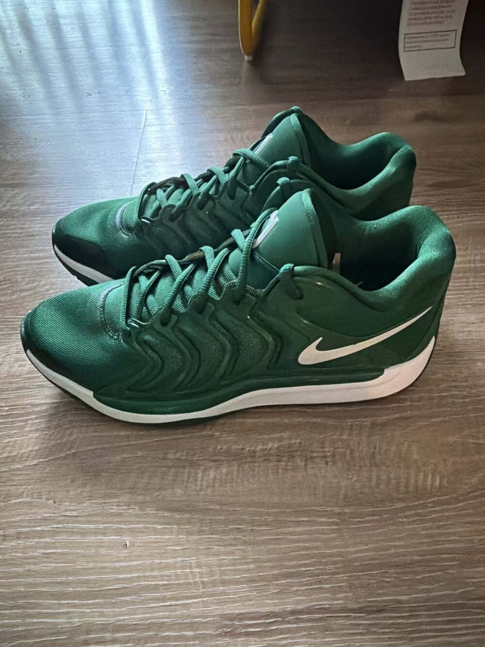 Nike Air KD 17 green White Basketball Shoes Men Sz 11.5 HJ7387-301